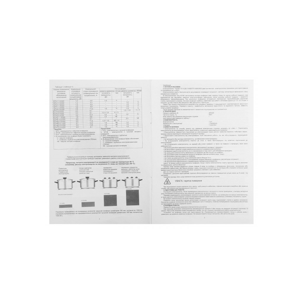 Настільна плита Термія ЕПЧ 2-2,2/230 (нерж.) - зображення 7