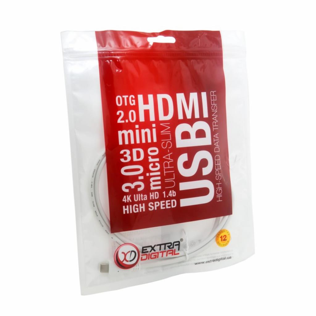 Дата кабель USB 3.0 AM to USB-C 1.0m Extradigital (KBU1673) - зображення 5