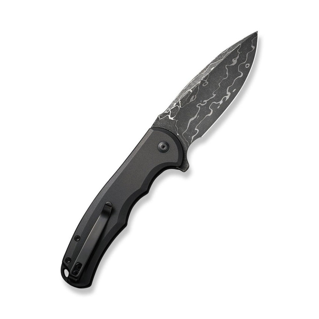 Ніж Civivi Praxis, Damascus, чорний алюміній (C18026E-DS1) - зображення 3