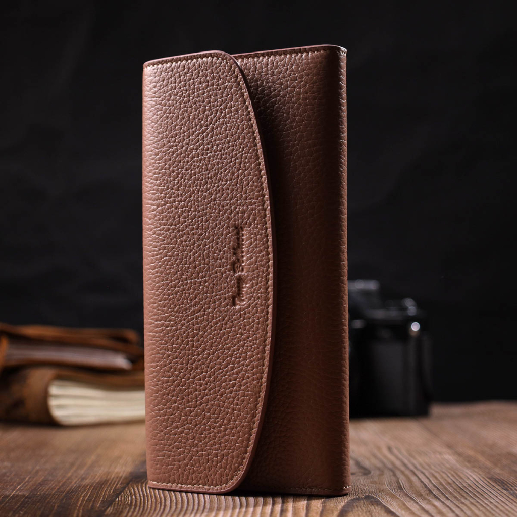 Гаманець Tony Bellucci З натуральної шкіри Пудровий (21967) - зображення 6