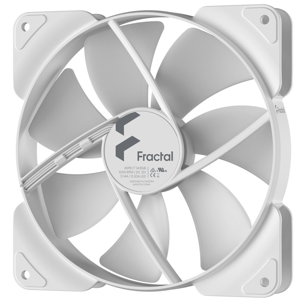 Кулер до корпусу Fractal Design Aspect 14 RGB White Frame (FD-F-AS1-1408) - зображення 4
