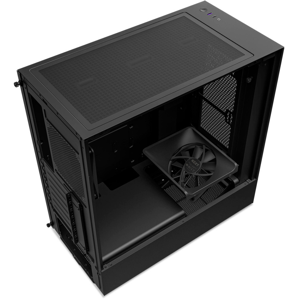 Корпус NZXT H5 Flow RGB 2023 All Black Edition (CC-H51FB-R1) - зображення 7