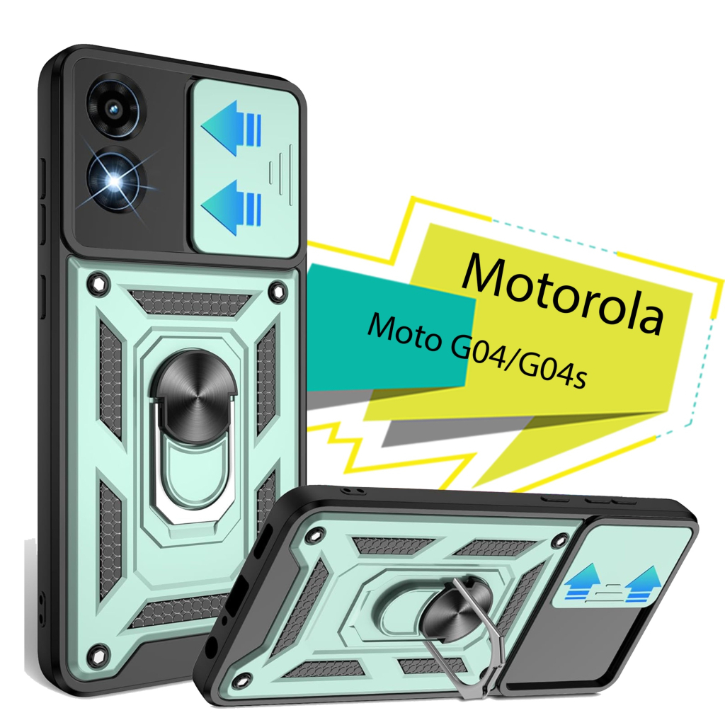 Чохол до мобільного телефона BeCover Military Motorola Moto G04/G04s Dark Green (713064) - зображення 1