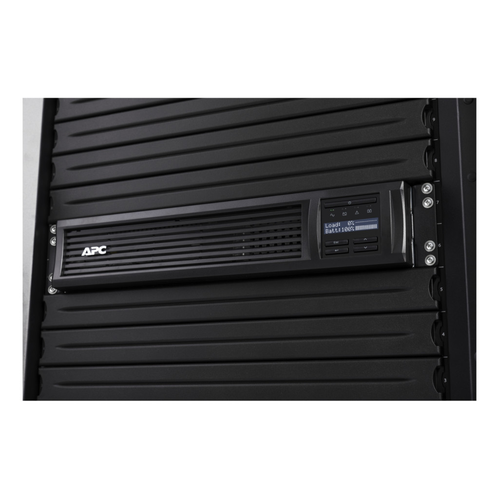 Пристрій безперебійного живлення APC Smart-UPS RM 1500VA 2U LCD SmartConnect (SMT1500RMI2UC) - зображення 5