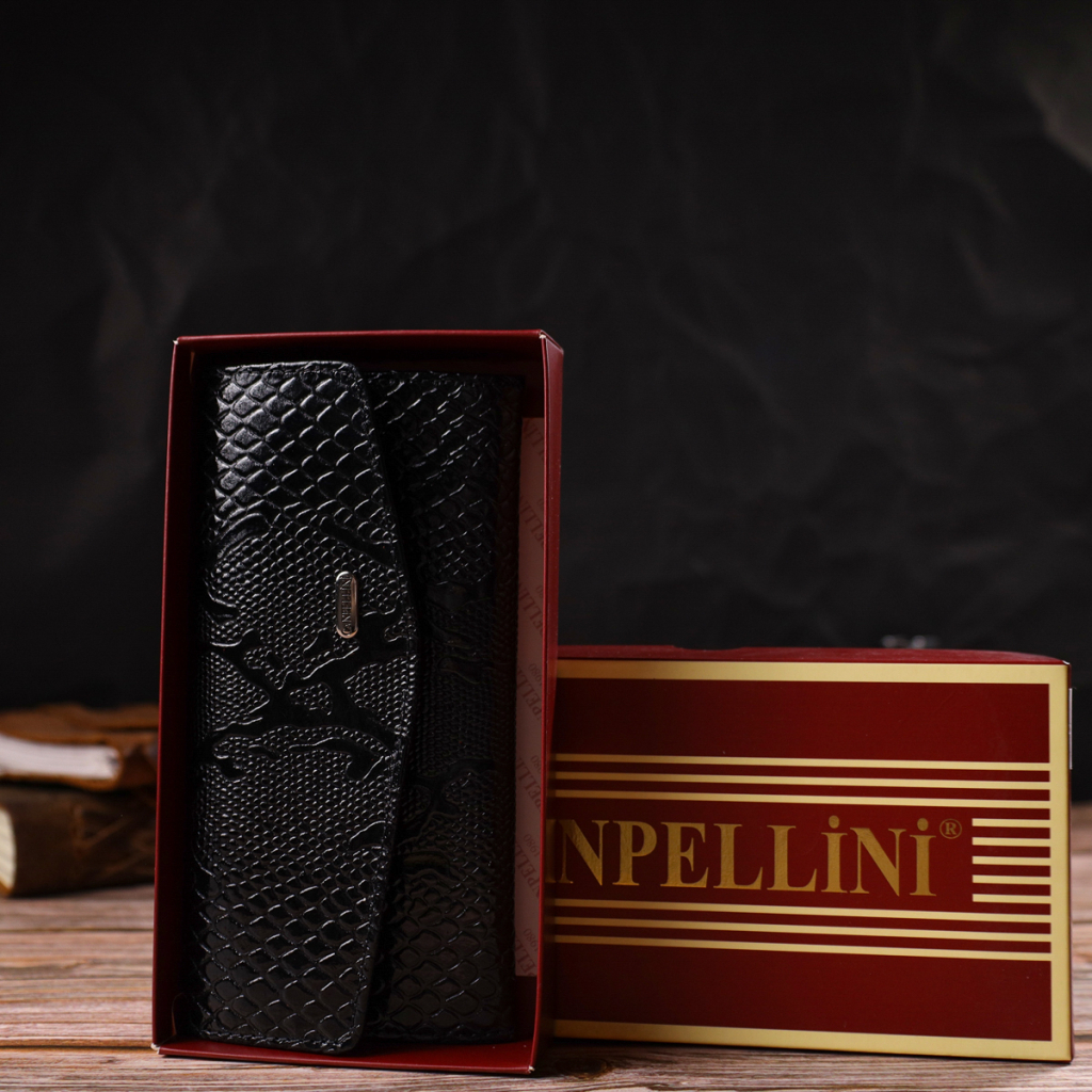 Портмоне Canpellini З натуральної шкіри Чорне (21700) - зображення 10