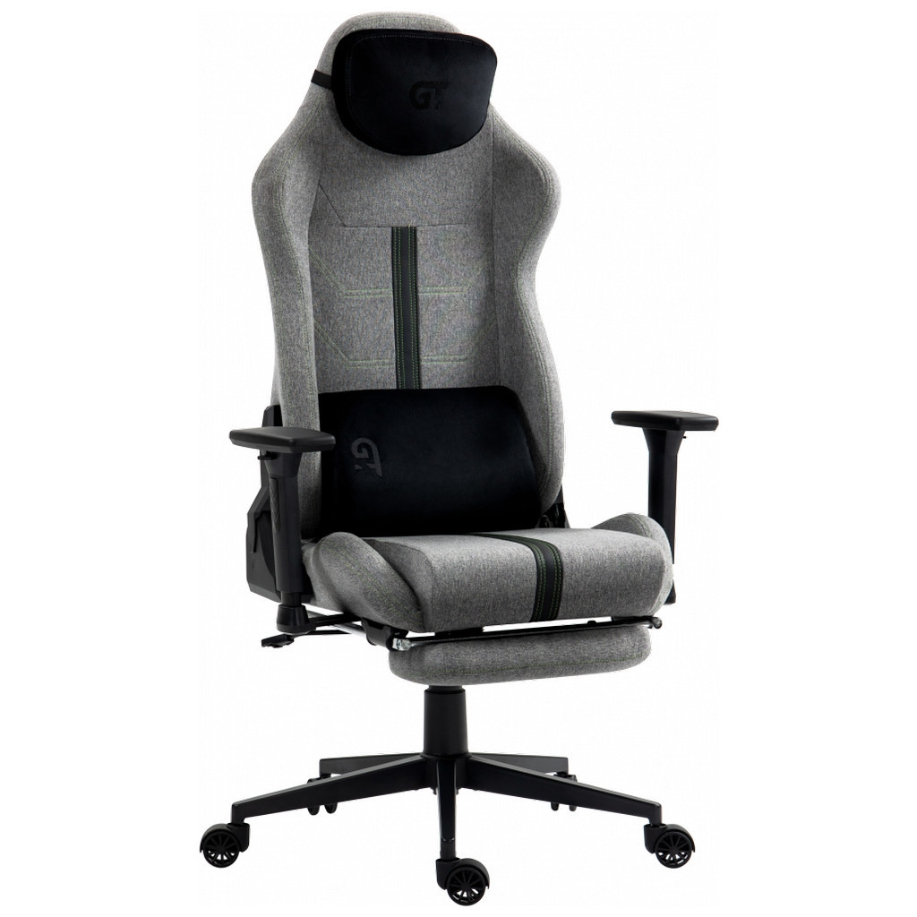 Крісло ігрове GT Racer X-2309 Gray (X-2309 Fabric Gray) - зображення 2