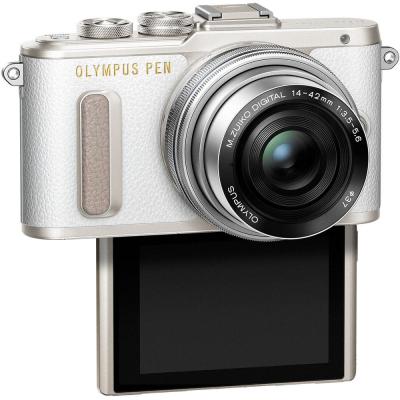 Цифровий фотоапарат Olympus E-PL8 14-42 mm Pancake Zoom Kit white/silver (V205082WE000) - зображення 7