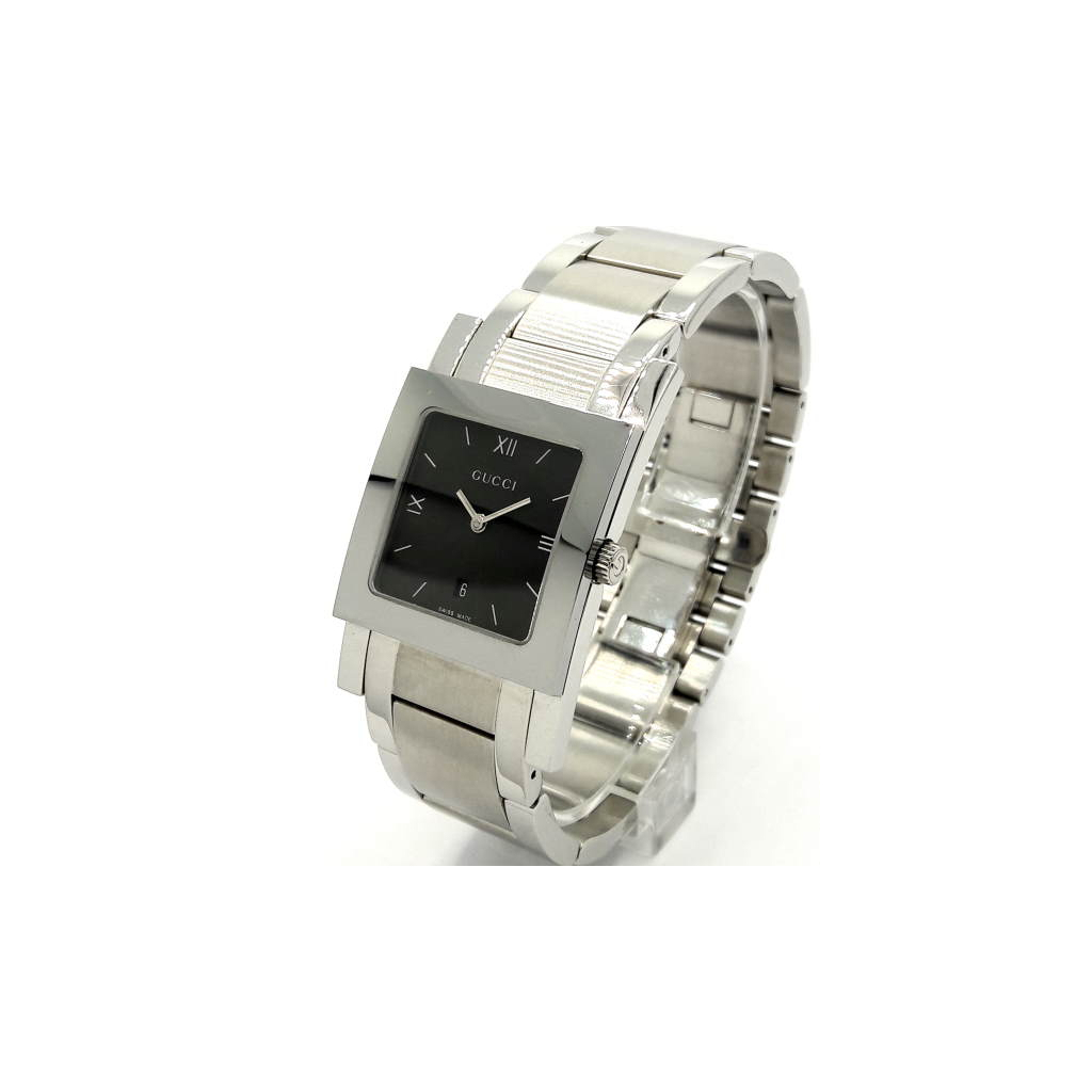 Наручний годинник Gucci 7905M 17935 BLK/STEEL/BRACELET - зображення 2