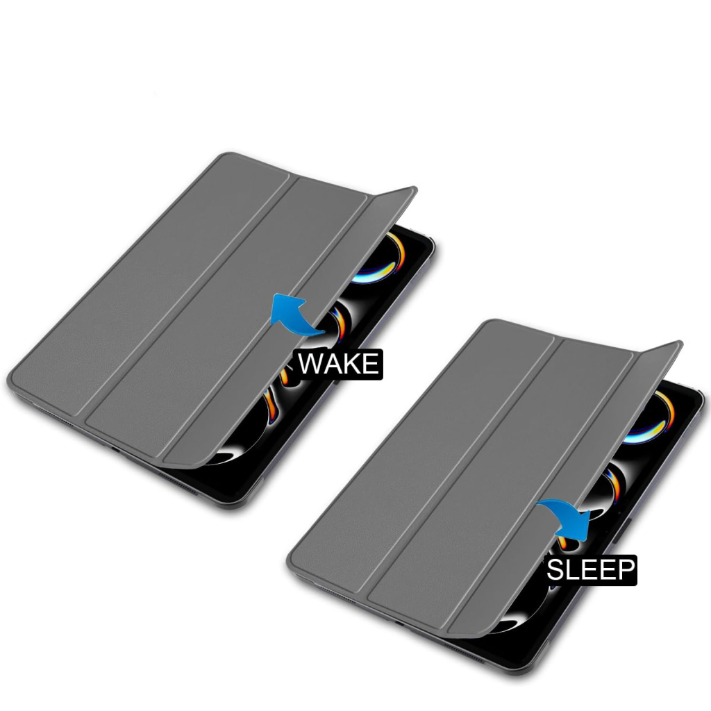 Чохол до планшета BeCover Smart Case Apple iPad Pro 11" M4 2024 Grey (711625) - зображення 10