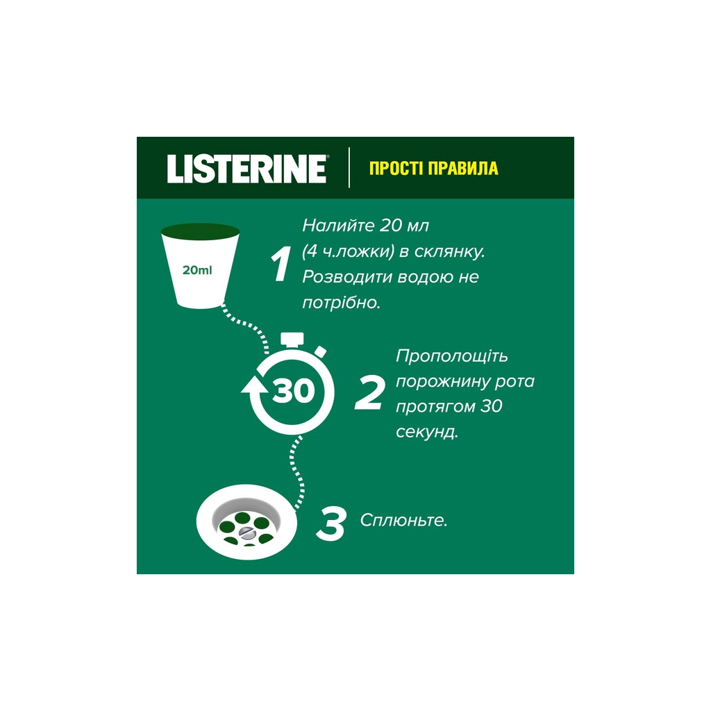 Ополіскувач для порожнини рота Listerine Total Care Захист зубів та ясен 500 мл (3574661070377/5010123714383) - зображення 6