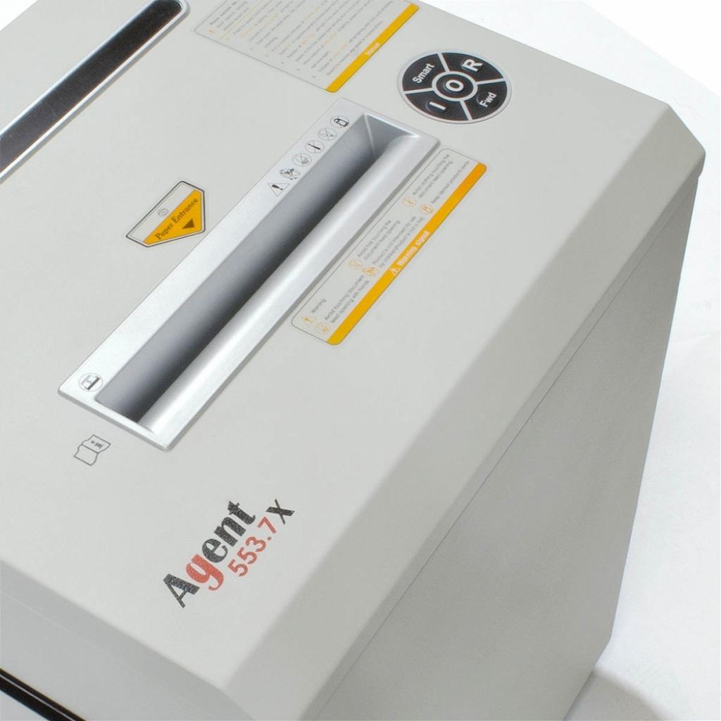 Знищувач документів Agent 553.7 X (1х1) (6030009) - зображення 3