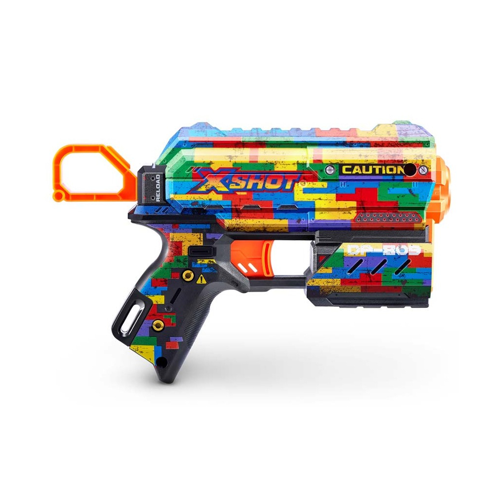 Іграшкова зброя Zuru X-Shot Швидкострільний бластер Skins Flux Striper (8 патронів) (36516K) - зображення 2