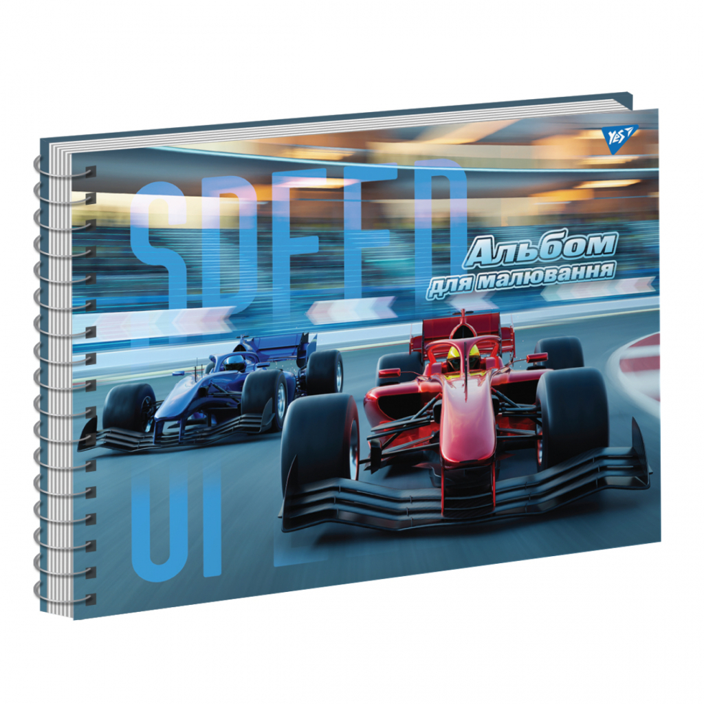 Альбом для малювання Yes А4 40 Спіраль Racing (130575) - зображення 2