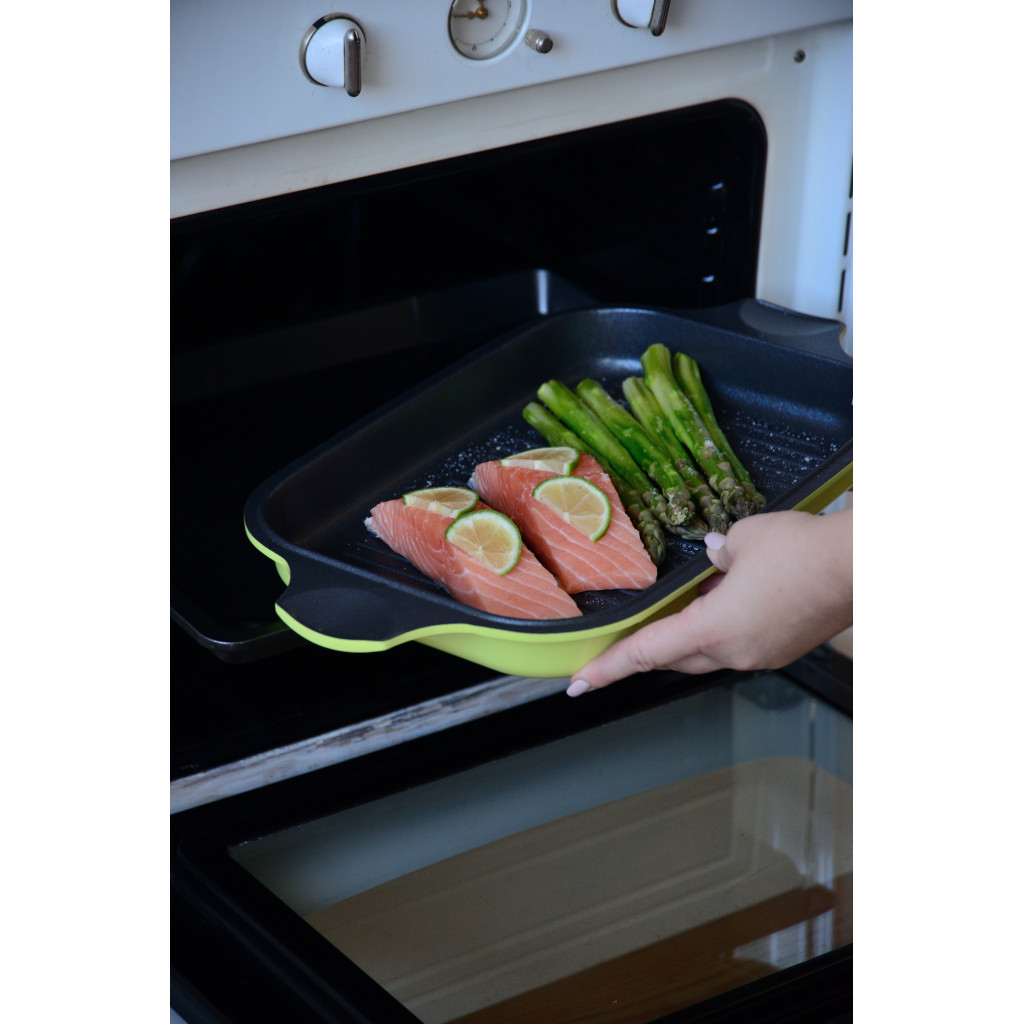 Гусятниця Ringel Zitrone 34x24x13.5 см 6+3 л Жовта (RG-2108-34) - изображение 11