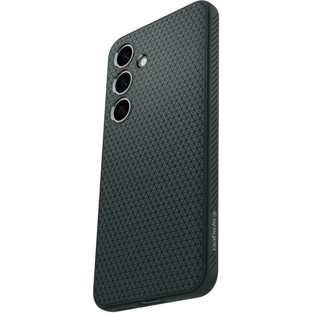 Чохол до мобільного телефона Spigen Samsung Galaxy S24+, Liquid Air, Abyss Green (ACS07328) - зображення 4