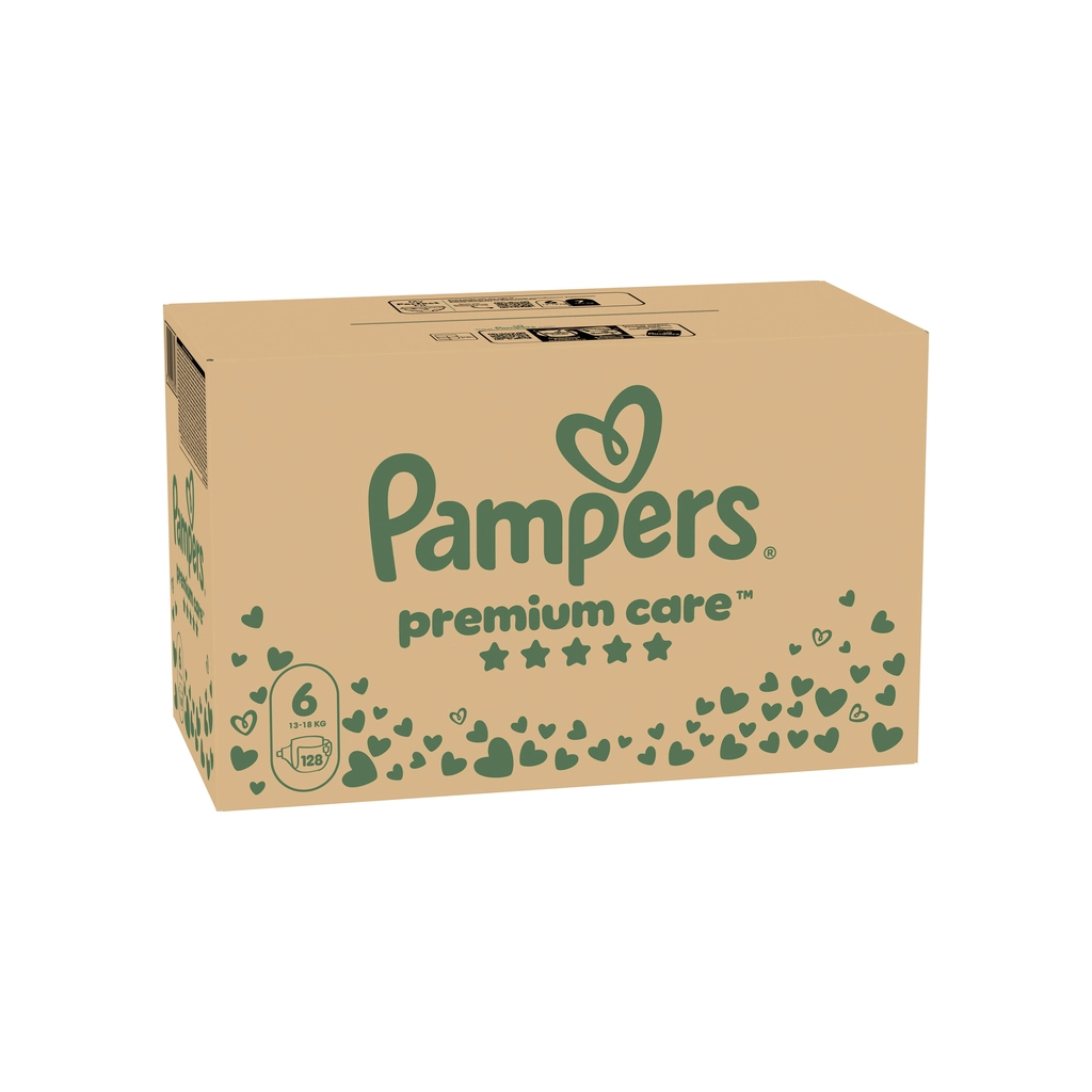 Підгузки Pampers Premium Care Розмір 6 (13-18 кг) 128 шт (8700216423700) - зображення 2