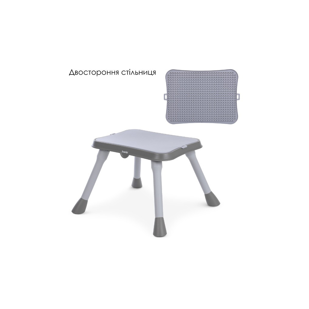 Стілець для годування Bambi M 5672-11 grey - зображення 3