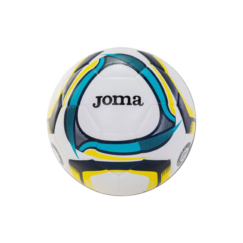М'яч футбольний Joma LIGHT HYBRID 400531.023 size 5 Біло-синьо-жовтий (8424309028909) - зображення 1