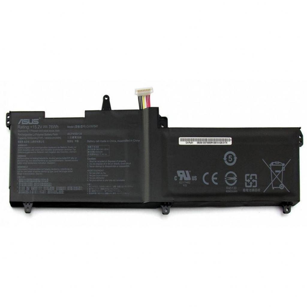 Акумулятор до ноутбука ASUS ROG GL702 C41N1541, 5000mAh (76Wh), 4cell, 15.2V, Li-ion, че (A47283) - зображення 1