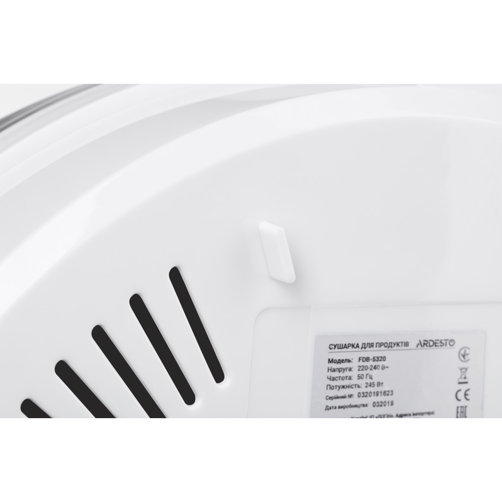 Сушка для овочів та фруктів Ardesto FDB-5320 - изображение 12