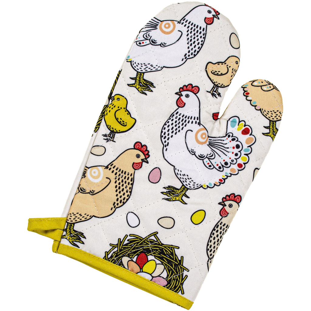 Кухонна прихватка Home Line Рукавиця Курочки 17x28 см (182829) - зображення 2