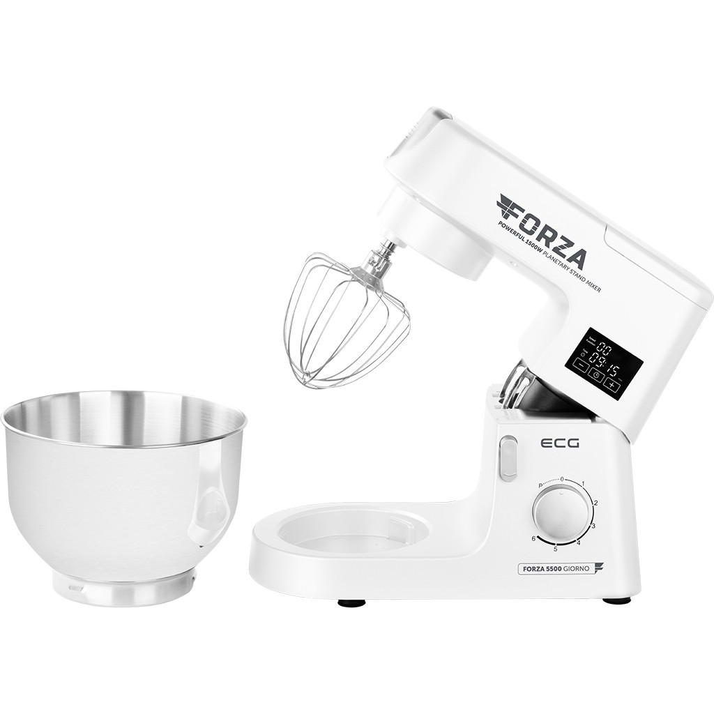 Кухонний комбайн ECG FORZA 5500 Giorno Bianco - зображення 4