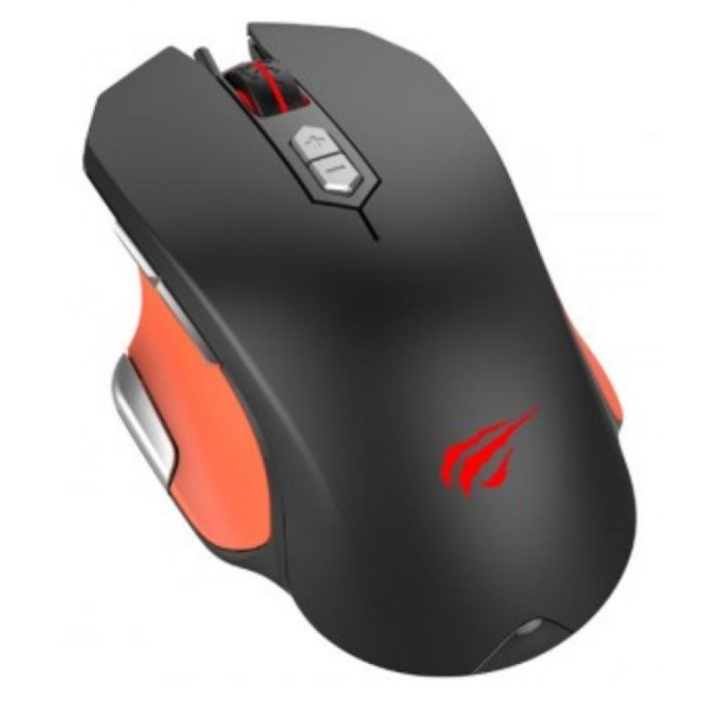 Мишка Havit HV-MS762 Gaming USB Black/Orange (HV-MS762 Black/Orange) - зображення 3