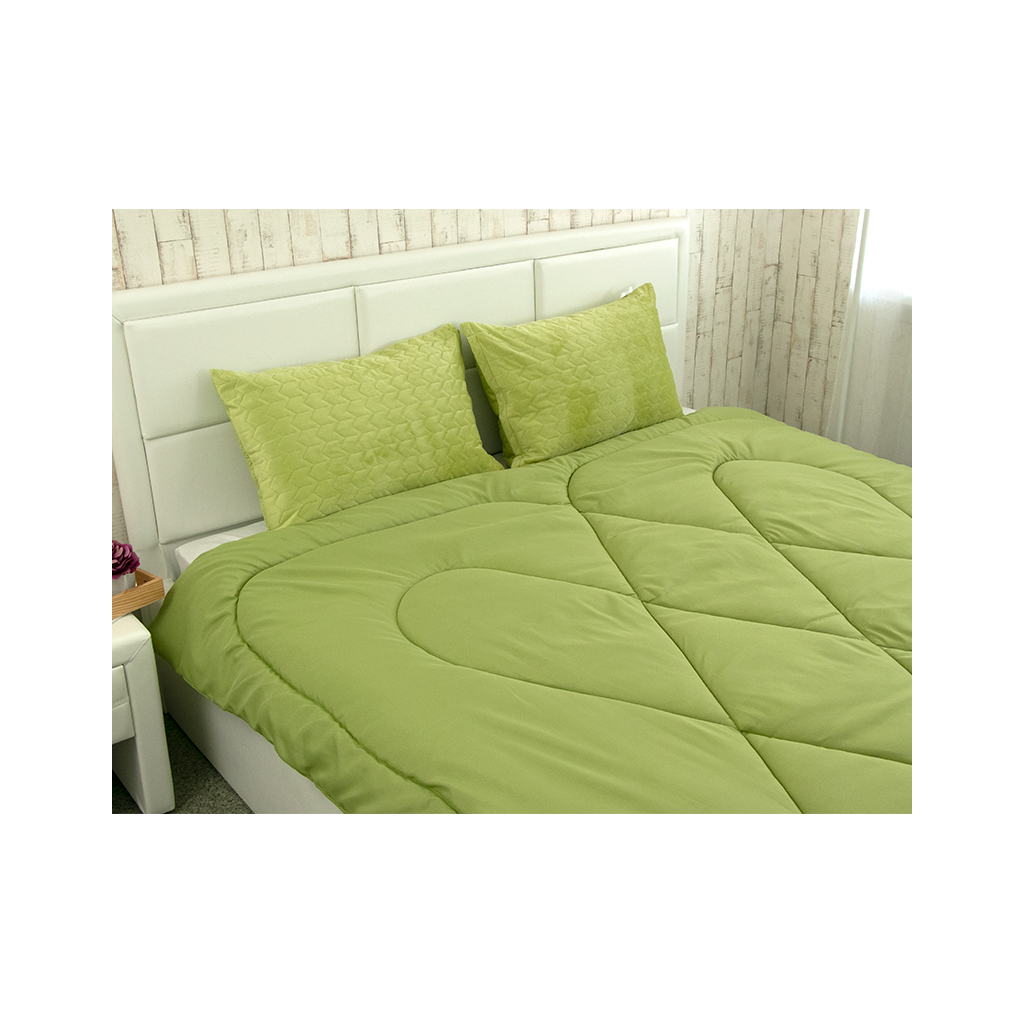 Ковдра Руно силіконова зелена 172х205 (316.52СЛБ_Зелений) - зображення 4