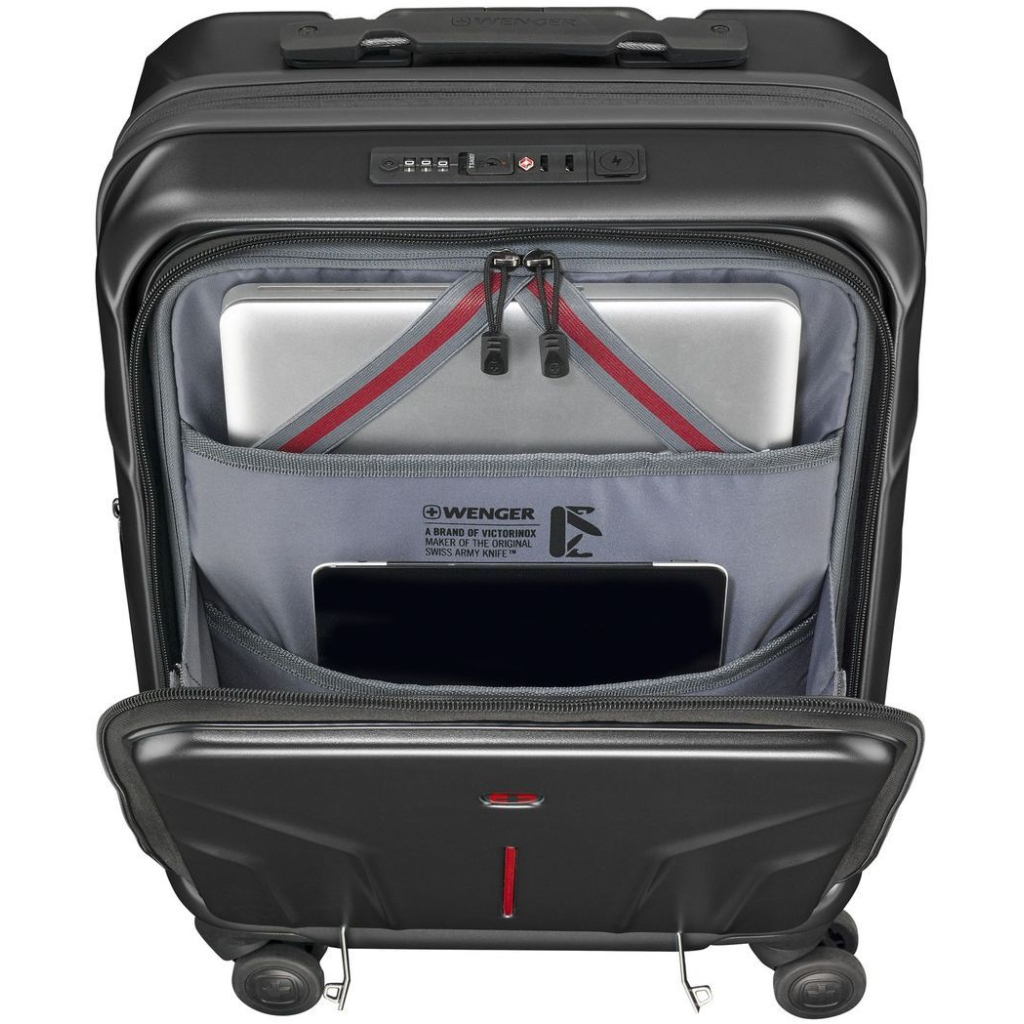 Набір валіз Wenger Amplix Hardside (S+M+L), чорні (653335) - зображення 3