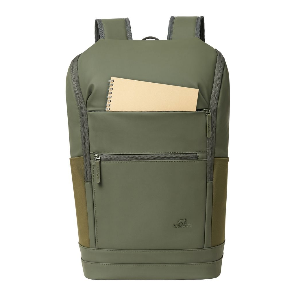 Рюкзак для ноутбука RivaCase 15.6" 7856 Eden, Olive green, 20L (7856Olivegreen) - зображення 9