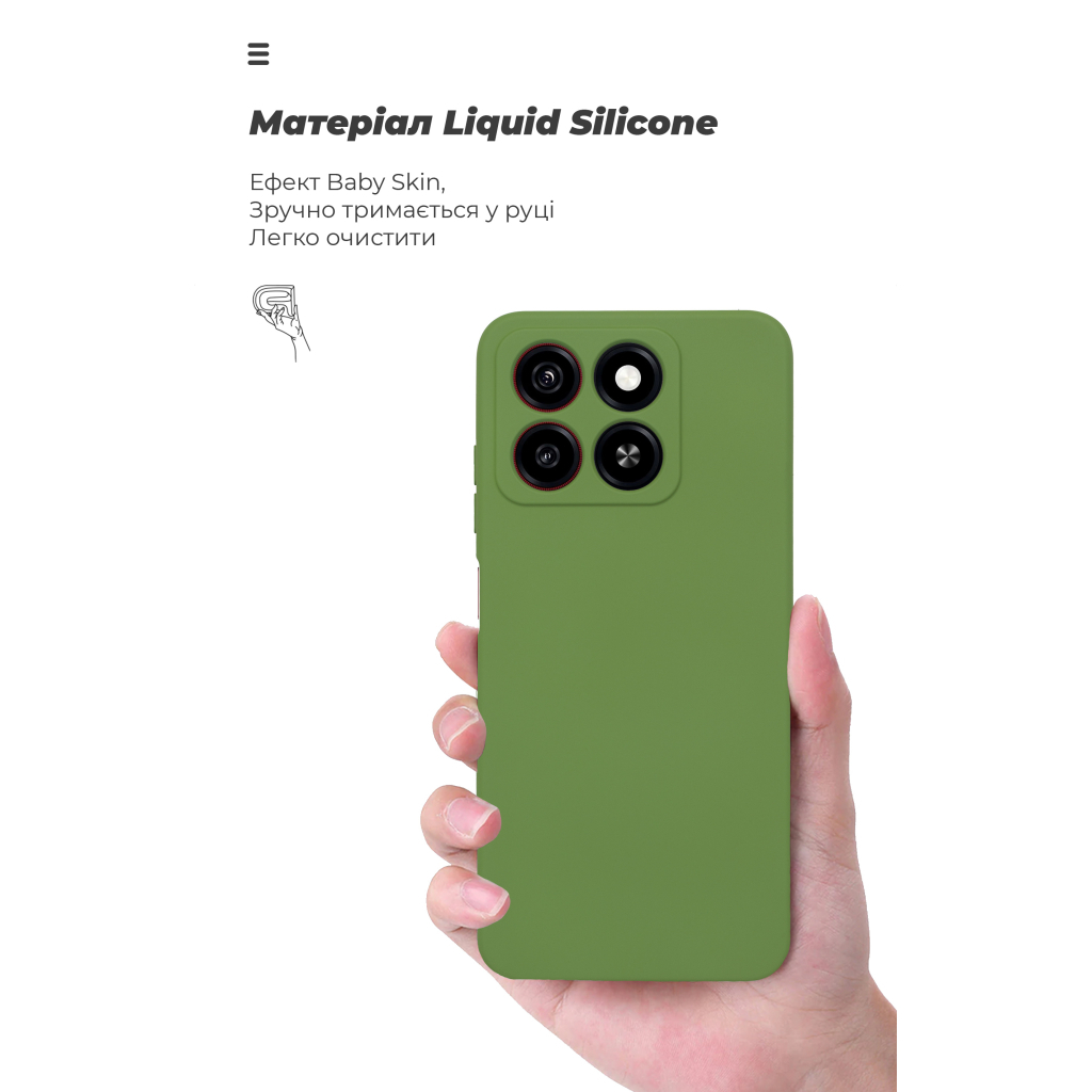 Чохол до мобільного телефона Armorstandart ICON ZTE Blade A35 4G / A55 4G Camera cover Green (ARM83817) - зображення 7