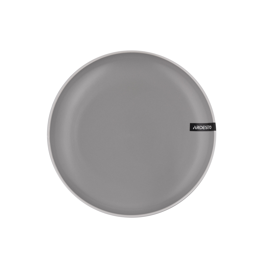 Тарілка Ardesto Cremona Dessert 19 см Dusty Grey (AR2919GRC) - зображення 1