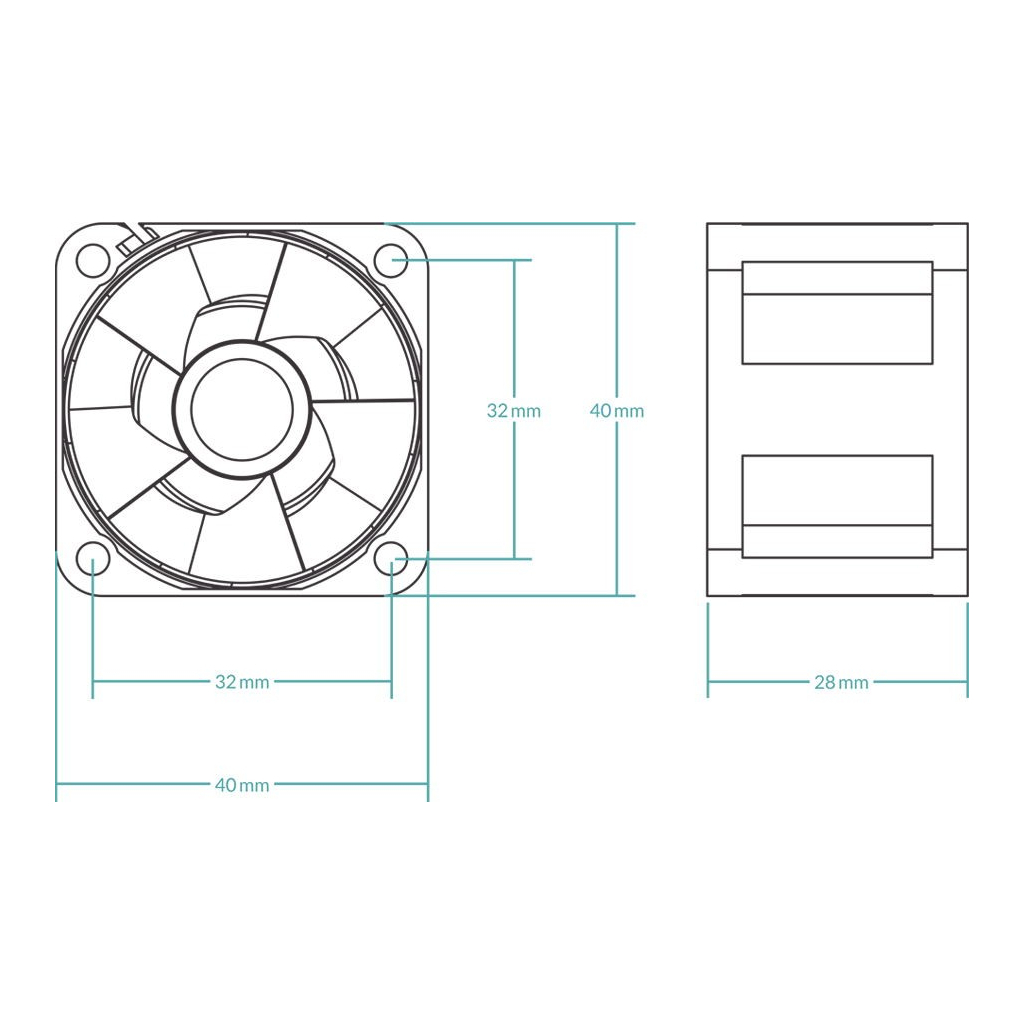 Кулер до корпусу Arctic 40MM/5PCS (ACFAN00273A) - зображення 7