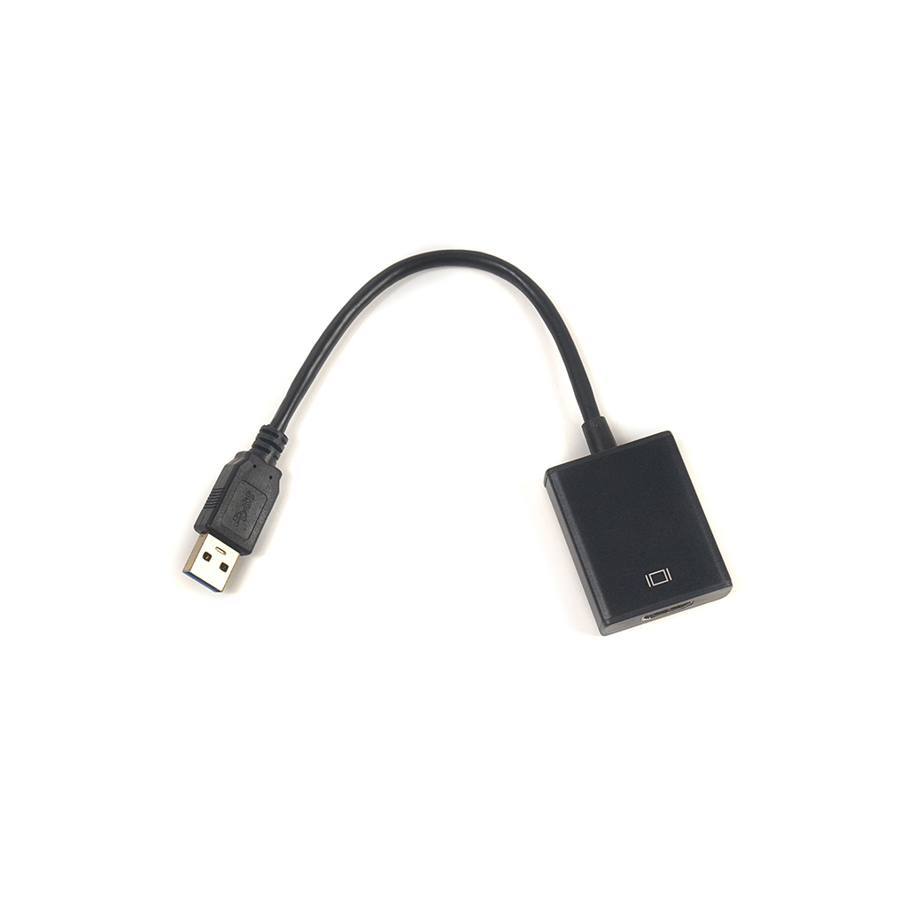 Перехідник USB 3.0 M to HDMI female PowerPlant (CA910373) - зображення 2