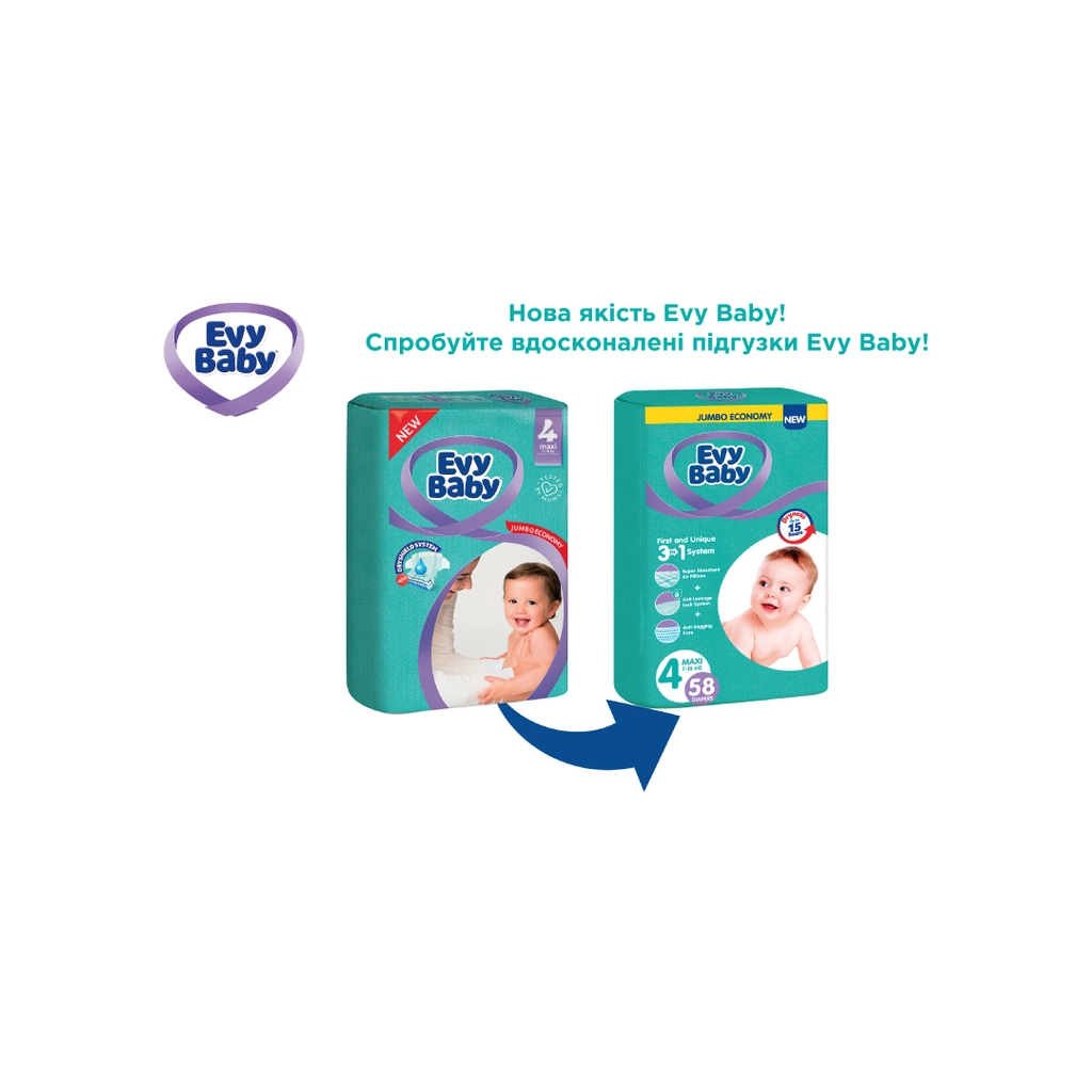 Підгузки Evy Baby XL Розмір 6 (16+ кг) 30 шт. (8690506521479) - зображення 8
