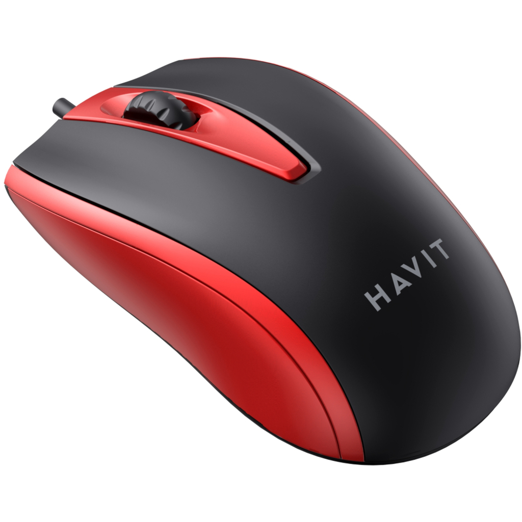 Мишка Havit HV-MS871 USB Red (6939119020293) - зображення 5