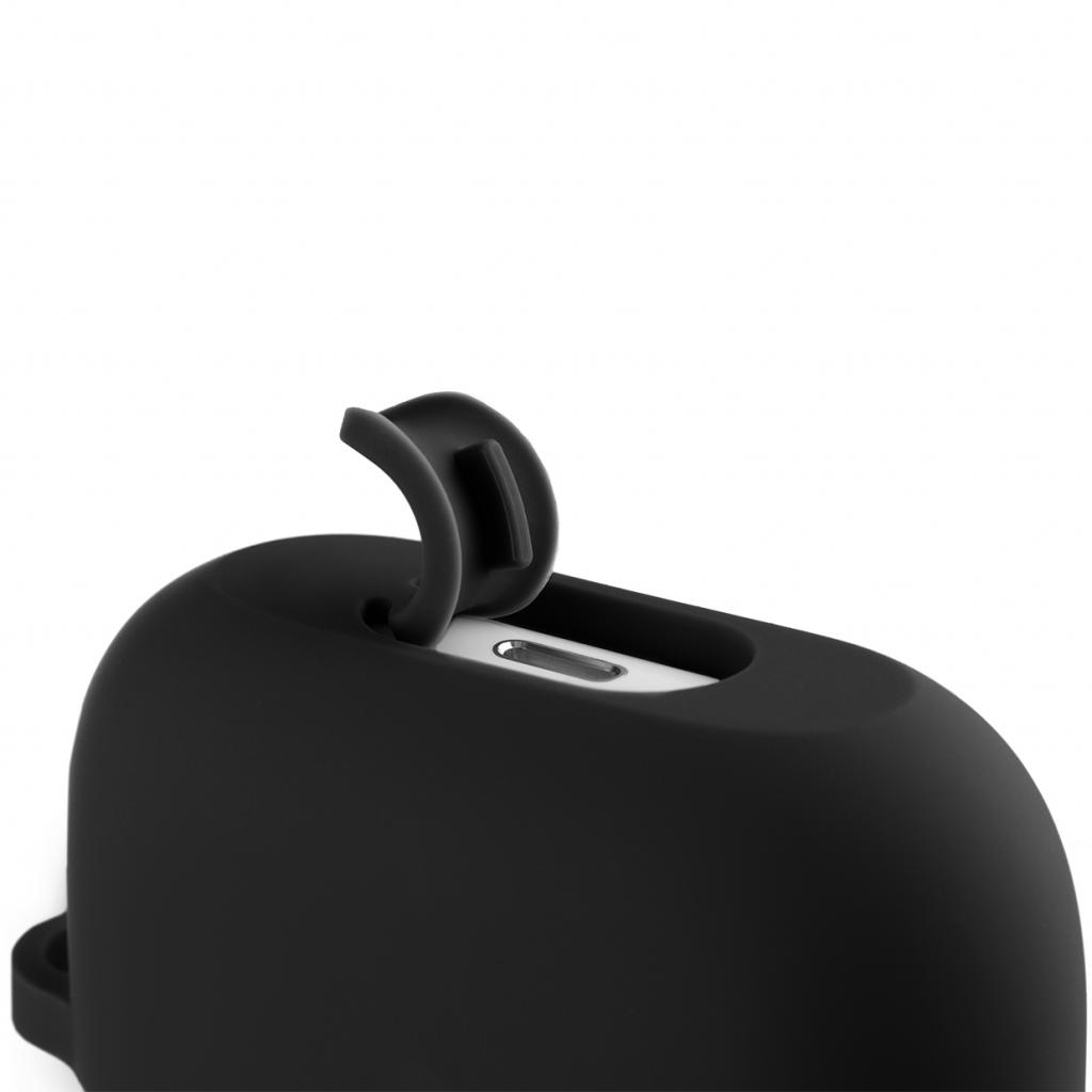 Чохол для навушників 2E для Apple AirPods Pro Pure Color Silicone 2.5 мм Black (2E-PODSPR-IBPCS-2.5-BK) - зображення 3