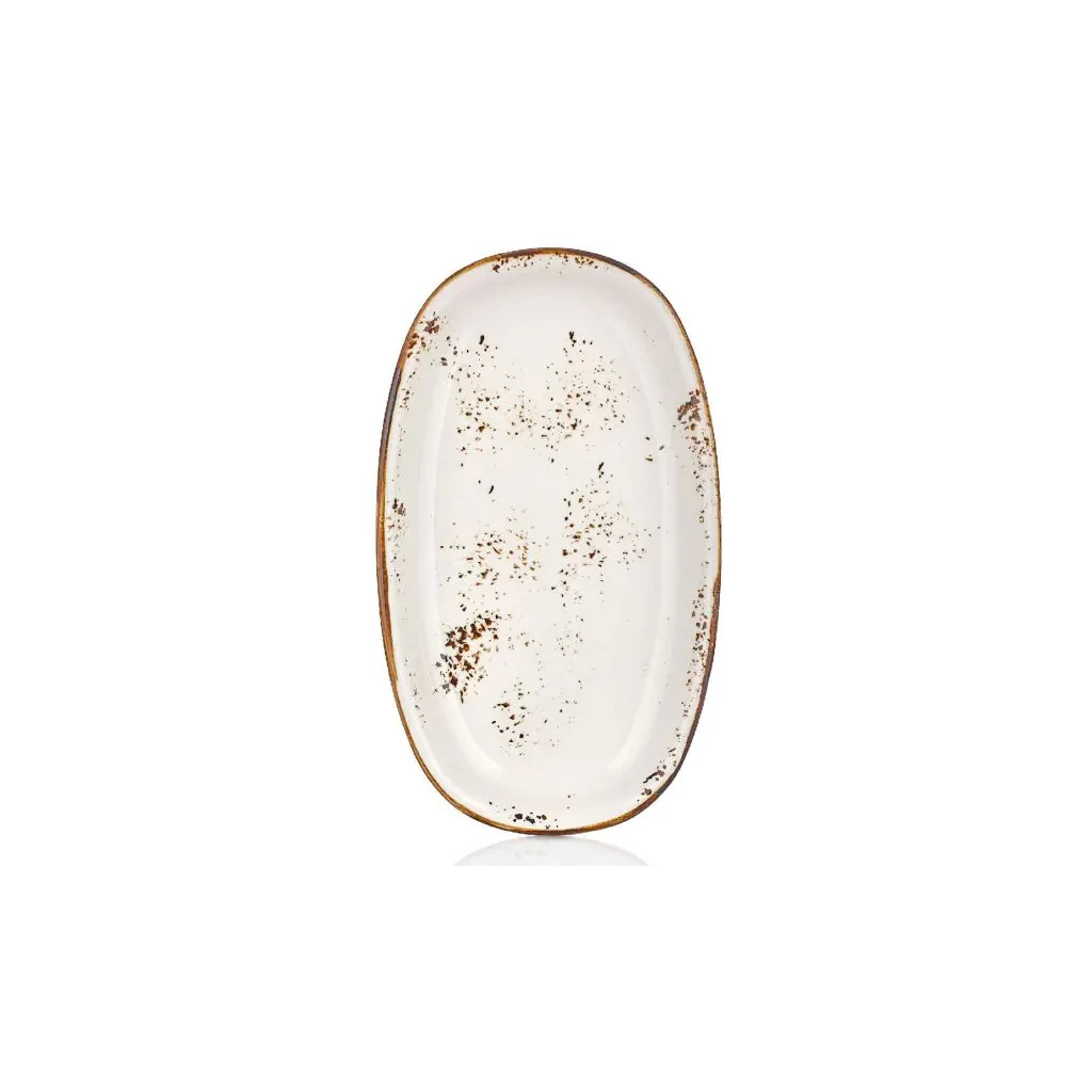 Блюдо By Bone Harmony Elegance овальне 24 х 14 см (HA-EL-ZT-24-OV) - зображення 1