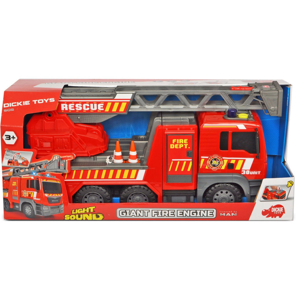 Спецтехніка Dickie Toys Пожежна машина «MAN», з драбиною (3719017) - зображення 2