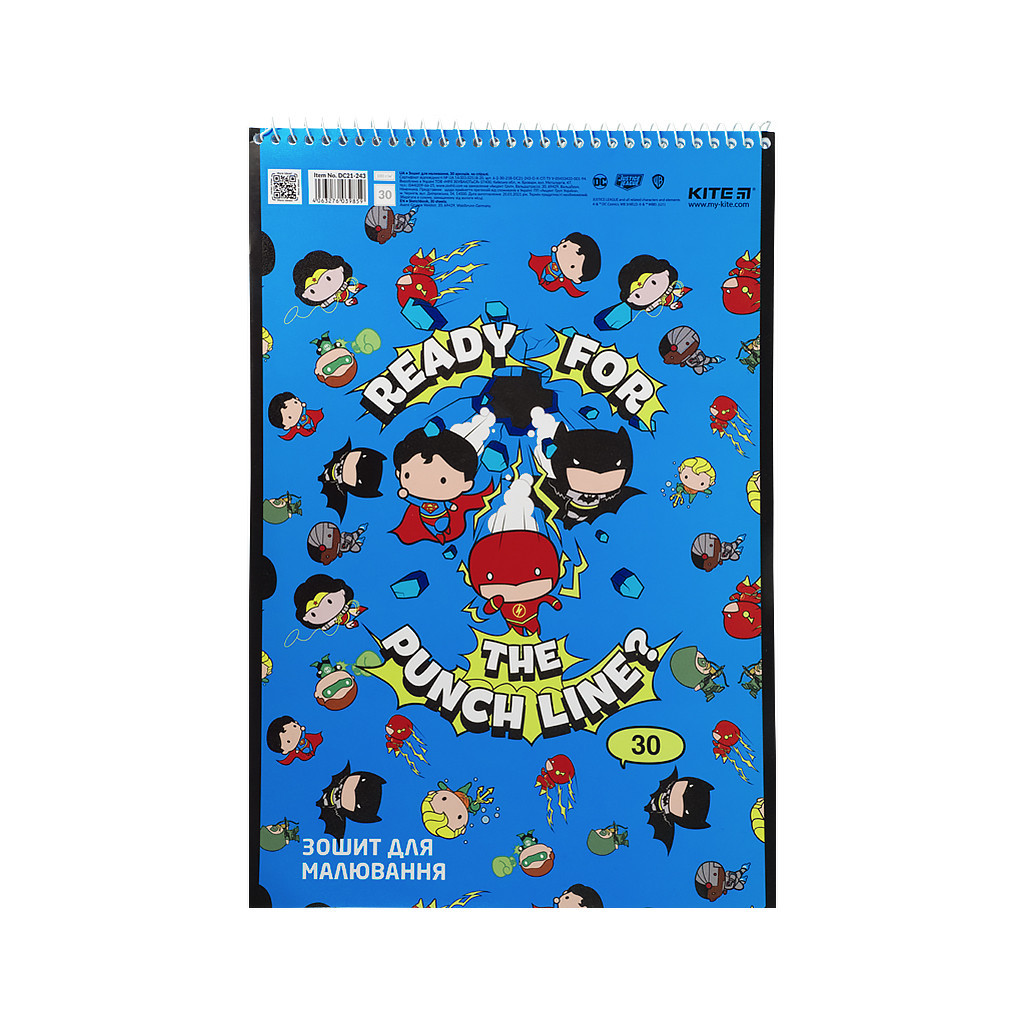Альбом для малювання Kite DC спіраль 30 аркушів 4 дизайни (DC21-243) - зображення 2