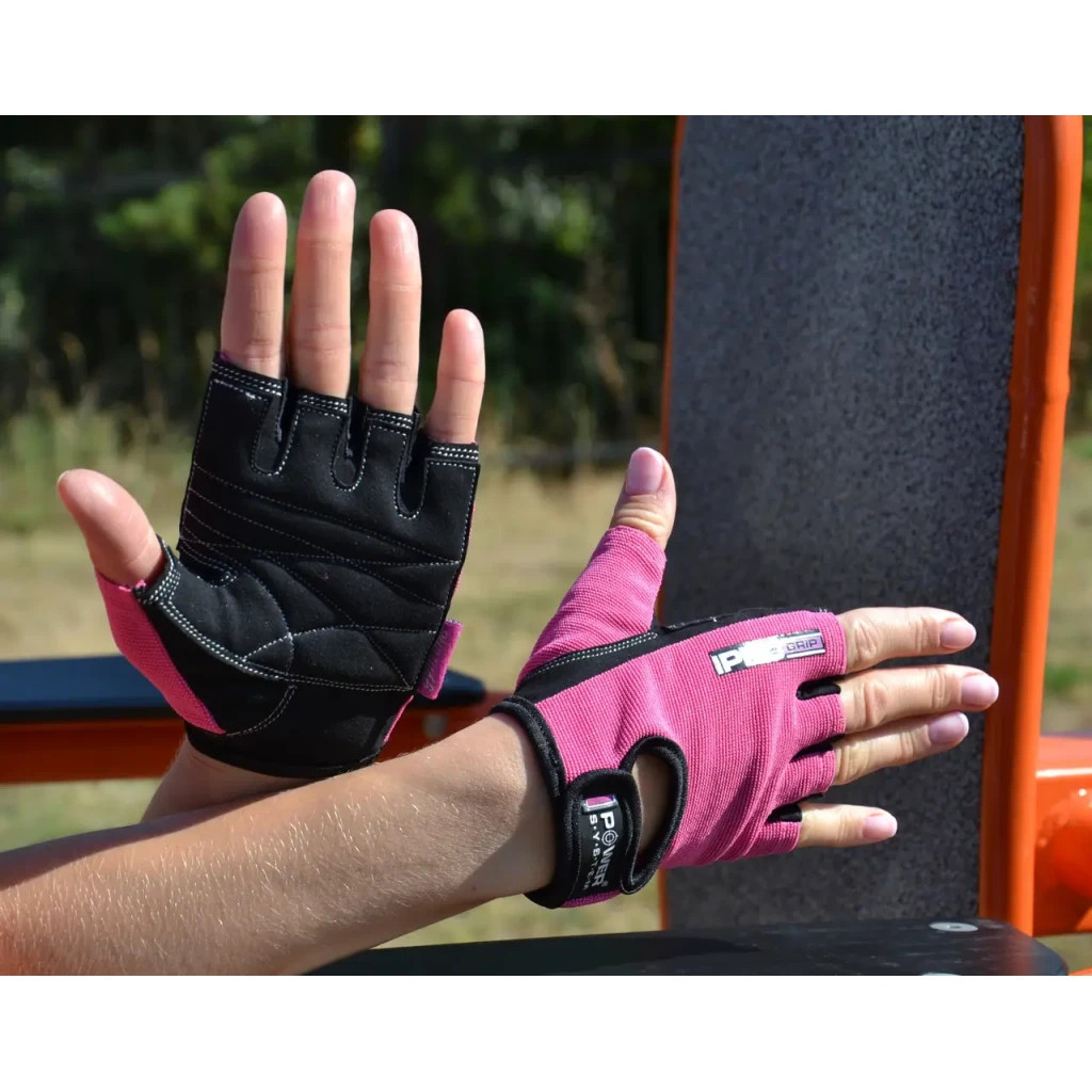 Рукавички для фітнесу Power System PS-2250 Pro Grip жіночі Pink M (PS-2250_M_Pink) - зображення 4