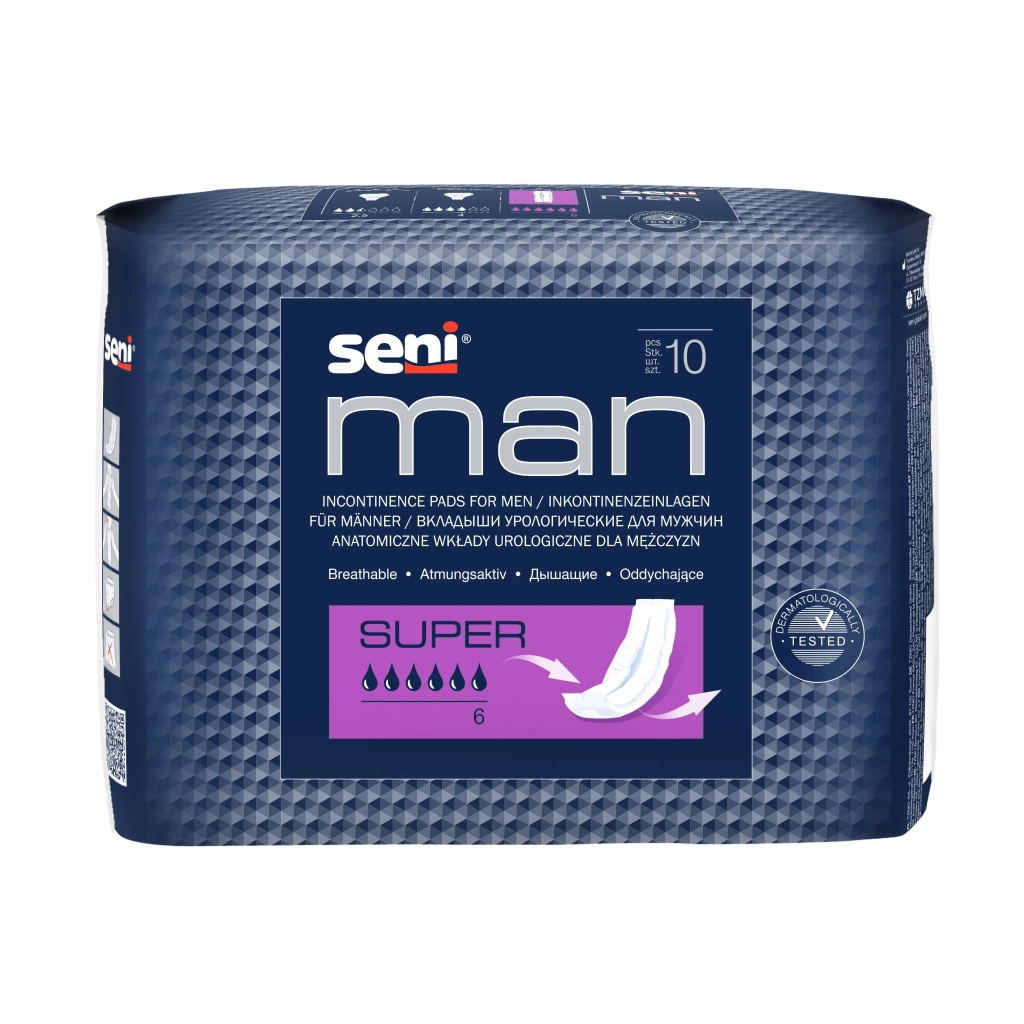 Урологічні прокладки Seni Man Super 10 шт. (5900516693121) - зображення 2