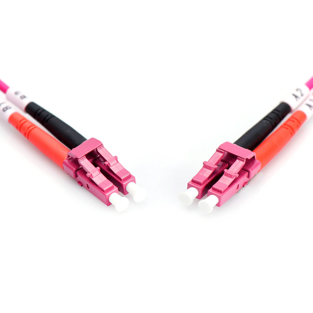 Оптичний патчкорд Digitus LC/UPC-LC/UPC, 50/125 OM4 (Multimode), duplex, 3m (DK-2533-03-4) - изображение 3