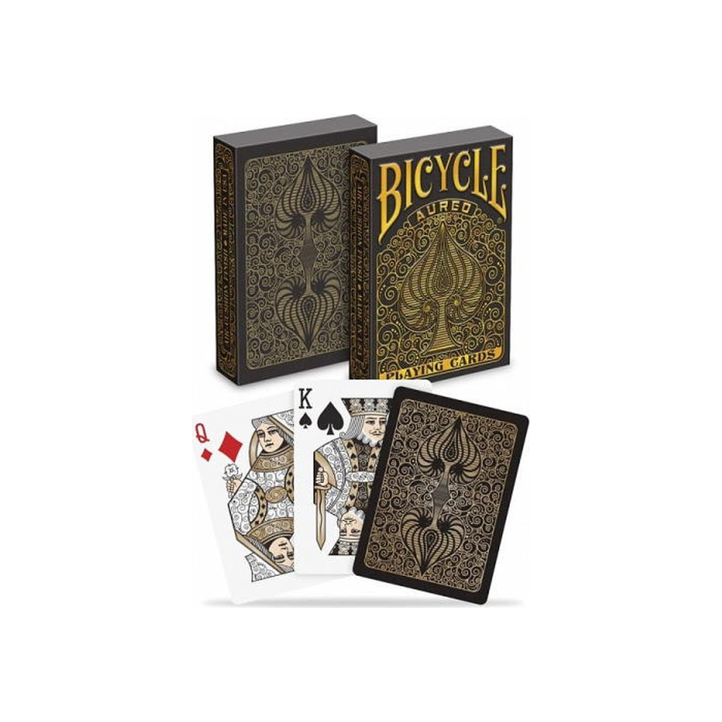 Гральні карти Bicycle Aureo (black) (09409b) - изображение 2