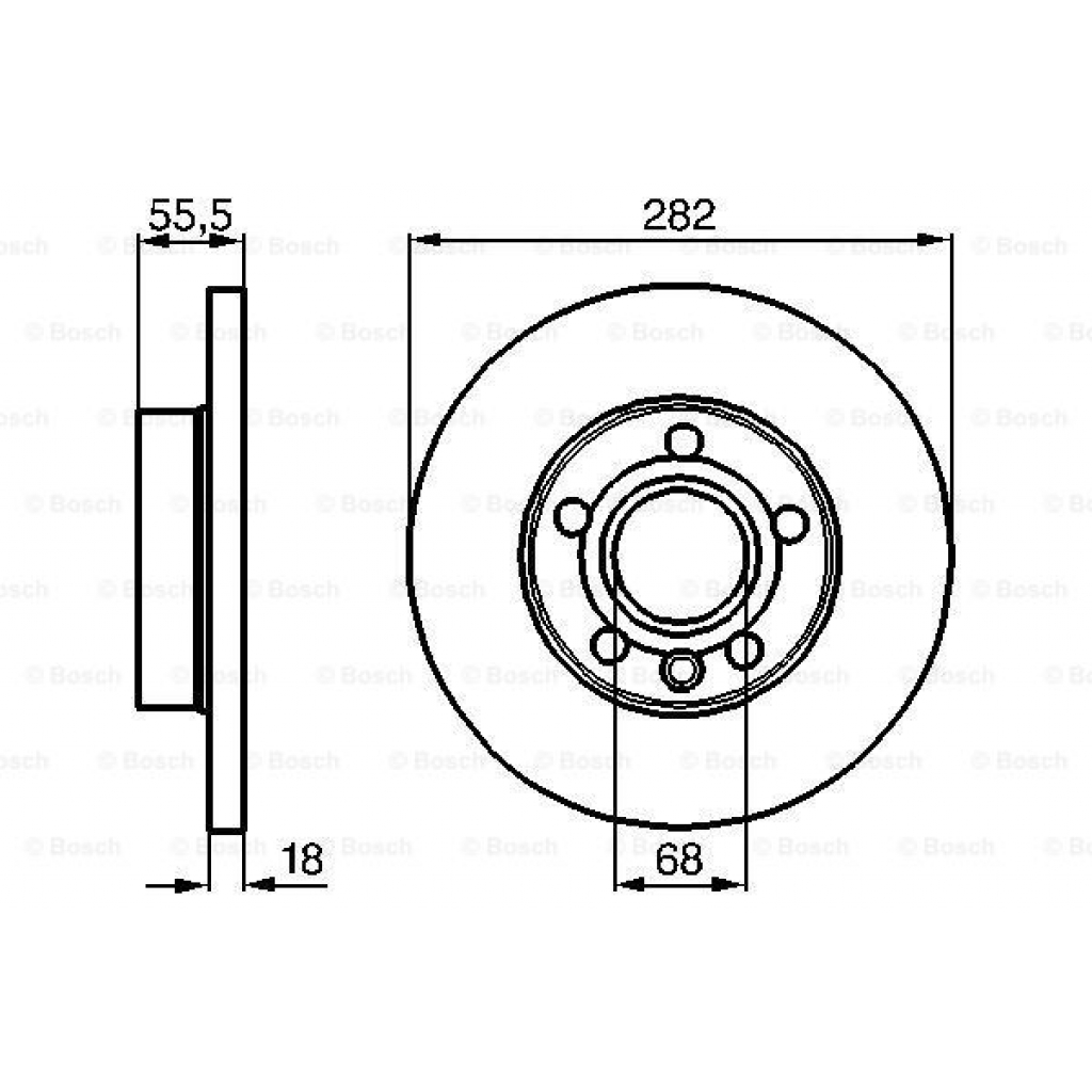 Гальмівний диск Bosch 0 986 478 870 - зображення 5