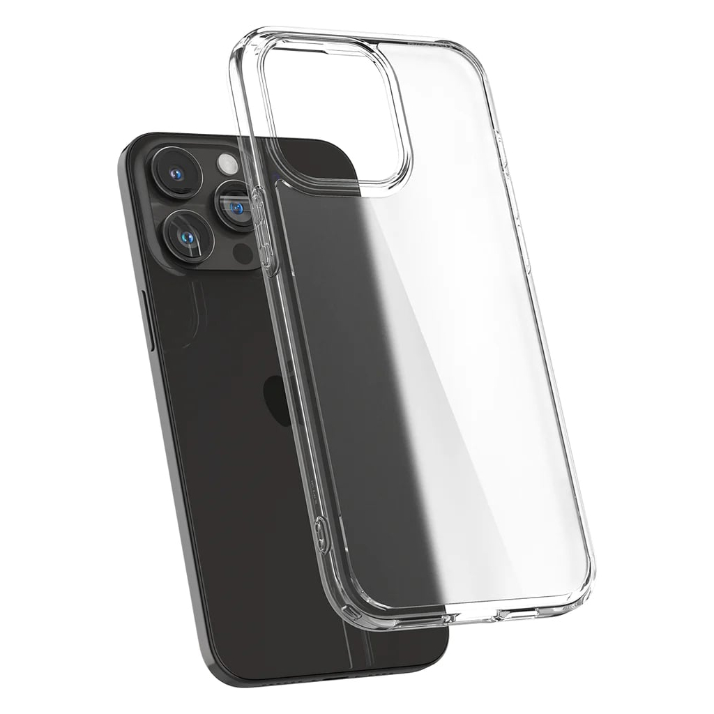 Чохол до мобільного телефона Spigen Apple iPhone 15 Pro Ultra Hybrid, Crystal Clear (ACS06707) - зображення 7
