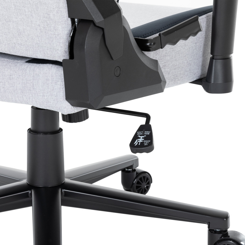 Крісло ігрове GamePro GC715LG Linen fabric Light grey (GC715LG) - зображення 7