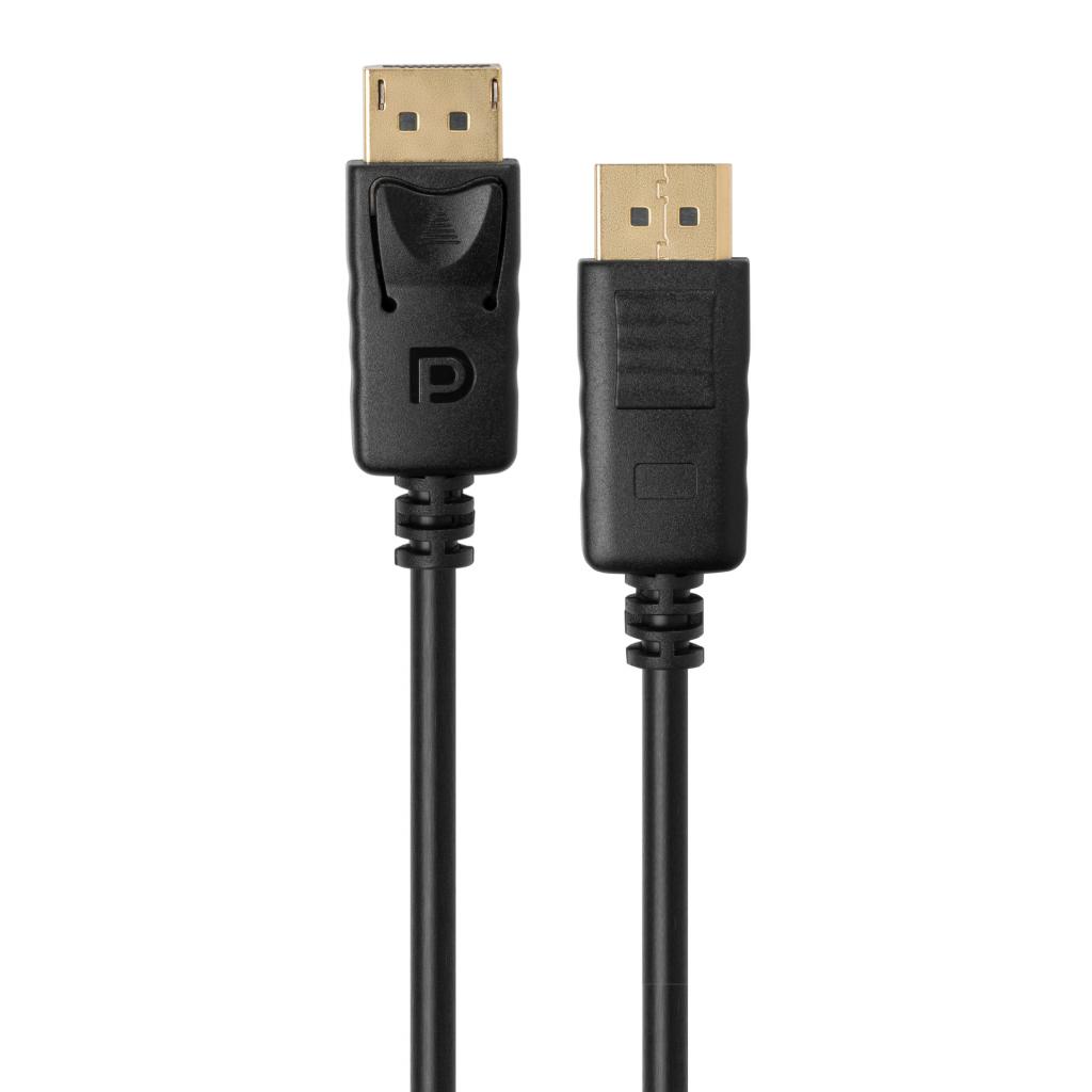 Кабель мультимедійний Display Port to Display Port 1.8m Vinga (VCPDP1.8BK) - зображення 2