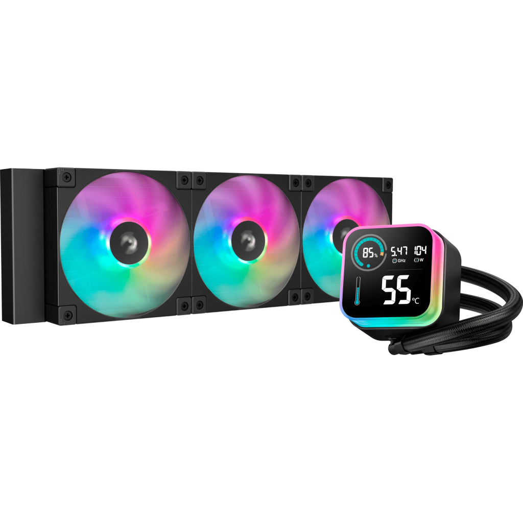Система рідинного охолодження Deepcool LQ360 Black (R-LQ360-BKLSMW-G-1) - зображення 1