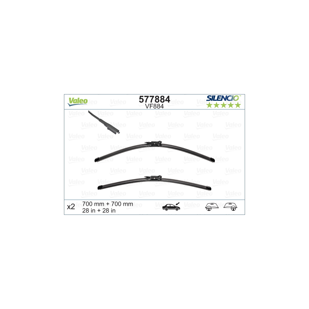 Щітка склоочисника Valeo 577884 - зображення 1